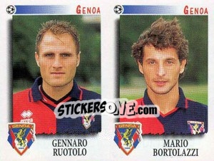 Sticker Ruotolo / Bortolazzi  - Calciatori 1997-1998 n. 479 - Panini