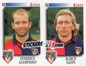 Sticker Giampaolo / Nappi  - Calciatori 1997-1998 n. 481 - Panini