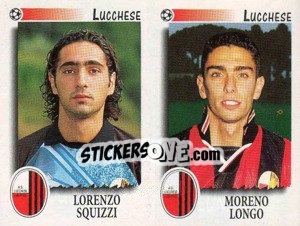 Figurina Squizzi / Longo  - Calciatori 1997-1998 - Panini