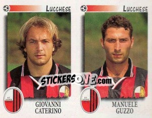 Sticker Caterino / Guzzo  - Calciatori 1997-1998 - Panini