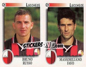 Figurina Russo / Favo  - Calciatori 1997-1998 - Panini