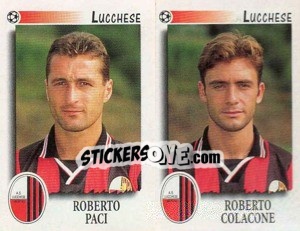 Sticker Paci / Colacone  - Calciatori 1997-1998 - Panini