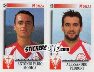 Figurina Modica / Pedroni  - Calciatori 1997-1998 - Panini