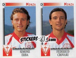 Cromo Erba / Crovari  - Calciatori 1997-1998 - Panini