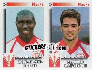 Sticker Roberts / Campolonghi  - Calciatori 1997-1998 n. 499 - Panini