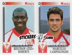 Sticker Roberts / Campolonghi  - Calciatori 1997-1998 - Panini