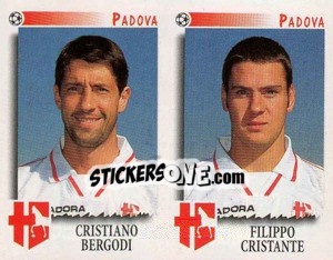 Figurina Bergodi / Cristante  - Calciatori 1997-1998 - Panini