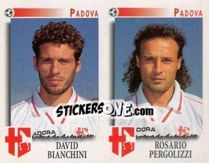 Cromo Bianchini / Pergolizzi  - Calciatori 1997-1998 - Panini