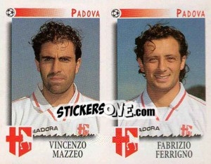 Cromo Mazzeo / Ferrigno  - Calciatori 1997-1998 - Panini