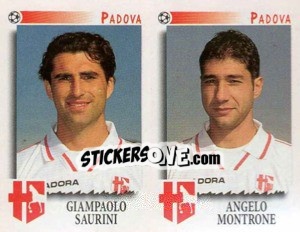 Figurina Saurini / Montrone  - Calciatori 1997-1998 - Panini