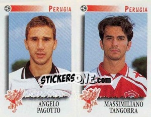 Figurina Pagotto / Tangorra - Calciatori 1997-1998 - Panini