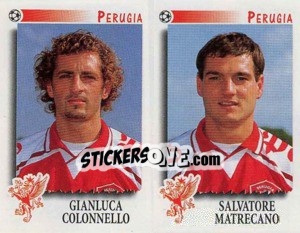 Sticker Colonello / Matrecano  - Calciatori 1997-1998 - Panini