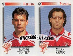 Sticker Tovalieri / Rapaic  - Calciatori 1997-1998 - Panini