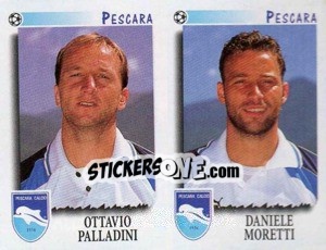 Sticker Palladini / Moretti  - Calciatori 1997-1998 n. 524 - Panini