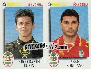 Sticker Rubini / Sogliano  - Calciatori 1997-1998 - Panini