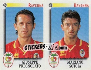 Sticker Pregnolato / Sotgia  - Calciatori 1997-1998 - Panini