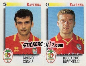 Sticker Conca / Rovinelli  - Calciatori 1997-1998 - Panini