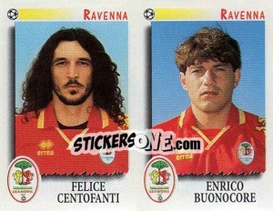 Sticker Centofanti / Buonocore  - Calciatori 1997-1998 - Panini