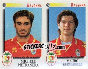 Sticker Pietranera / Bertarelli  - Calciatori 1997-1998 - Panini