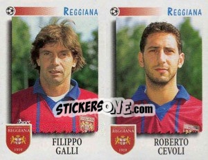 Sticker Galli / Cevoli  - Calciatori 1997-1998 n. 539 - Panini