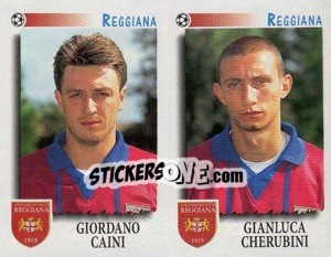 Sticker Caini / Cherubini  - Calciatori 1997-1998 - Panini