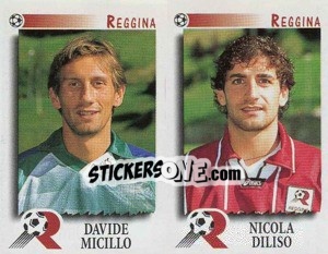 Sticker Micillo / Diliso  - Calciatori 1997-1998 - Panini