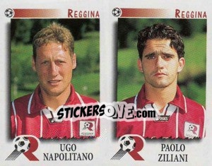 Sticker Napolitano / Ziliani  - Calciatori 1997-1998 n. 548 - Panini
