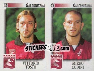 Sticker Tosto / Cudini  - Calciatori 1997-1998 - Panini