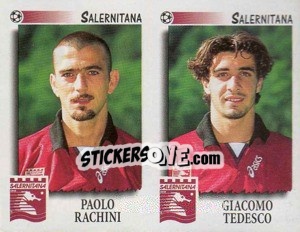 Sticker Rachini / Gia.Tedesco  - Calciatori 1997-1998 n. 560 - Panini