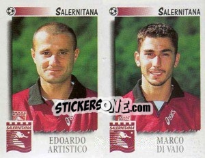 Sticker Artistico / Di Vaio  - Calciatori 1997-1998 - Panini