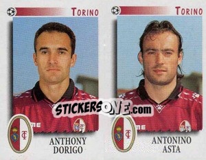 Figurina Dorigo / Asta  - Calciatori 1997-1998 - Panini