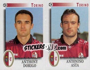 Sticker Dorigo / Asta  - Calciatori 1997-1998 n. 567 - Panini