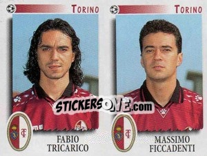 Sticker Tricarico / Ficcadenti  - Calciatori 1997-1998 - Panini