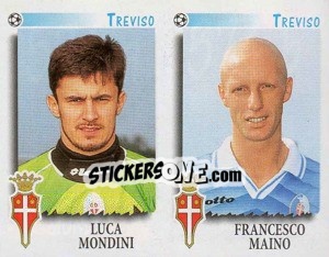 Sticker Mondini / Maino  - Calciatori 1997-1998 n. 574 - Panini
