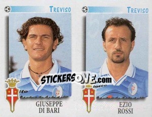 Sticker Di Bari / Rossi  - Calciatori 1997-1998 n. 575 - Panini