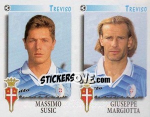 Cromo Susic / Margiotta  - Calciatori 1997-1998 - Panini