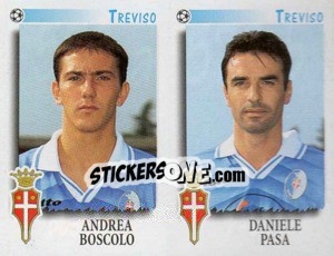 Sticker Boscolo / Pasa  - Calciatori 1997-1998 n. 578 - Panini