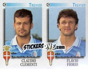 Cromo Clementi / Fiorio  - Calciatori 1997-1998 - Panini