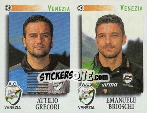 Sticker Gregori / Brioschi  - Calciatori 1997-1998 n. 583 - Panini