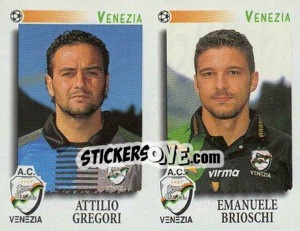 Sticker Gregori / Brioschi  - Calciatori 1997-1998 - Panini