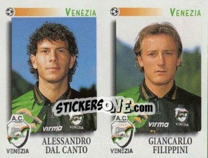 Sticker Dal Canto / Filippini  - Calciatori 1997-1998 n. 585 - Panini