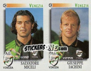 Sticker Moceli / Iachini  - Calciatori 1997-1998 - Panini