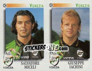 Figurina Moceli / Iachini  - Calciatori 1997-1998 - Panini