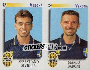 Figurina Siviglia / Baroni  - Calciatori 1997-1998 - Panini