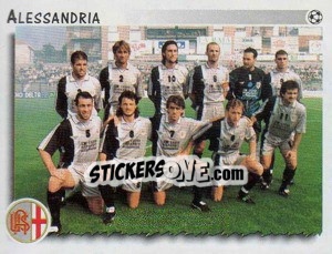 Cromo Squadra Alessandria - Calciatori 1997-1998 - Panini