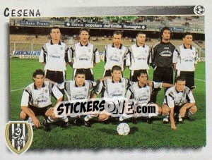 Sticker Squadra Cesena - Calciatori 1997-1998 - Panini