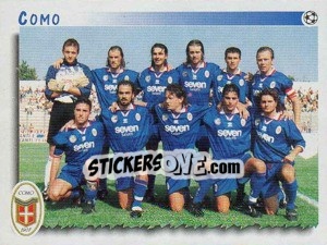 Figurina Squadra Como - Calciatori 1997-1998 - Panini