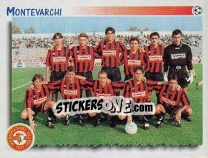 Figurina Squadra Montevarchi - Calciatori 1997-1998 - Panini