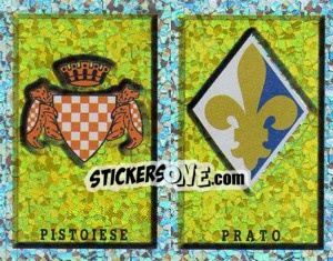 Figurina Scudetto Pistioese/Prato (a/b) - Calciatori 1997-1998 - Panini