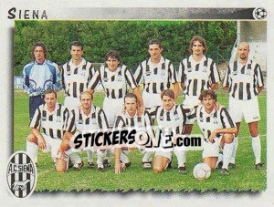 Figurina Squadra Siena - Calciatori 1997-1998 - Panini